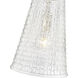 Saben 1 Light 9.1 inch Polished Nickel Indoor Pendant Ceiling Light